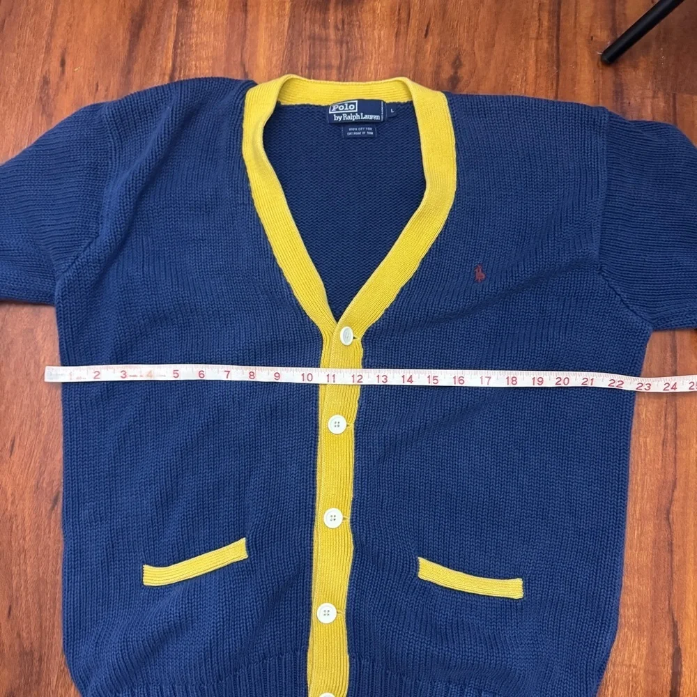Polo Ralph Lauren Vintage Cardigan Sweater Size Large